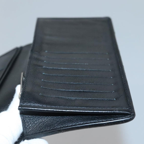 LOUIS VUITTON Portefeuille Brazza Wallet Taurillon Leather M58192 LV Auth 135024