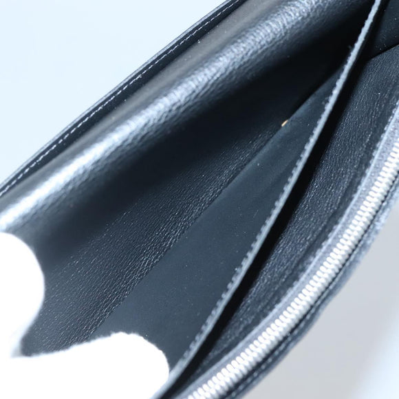 LOUIS VUITTON Portefeuille Brazza Wallet Taurillon Leather M58192 LV Auth 135024