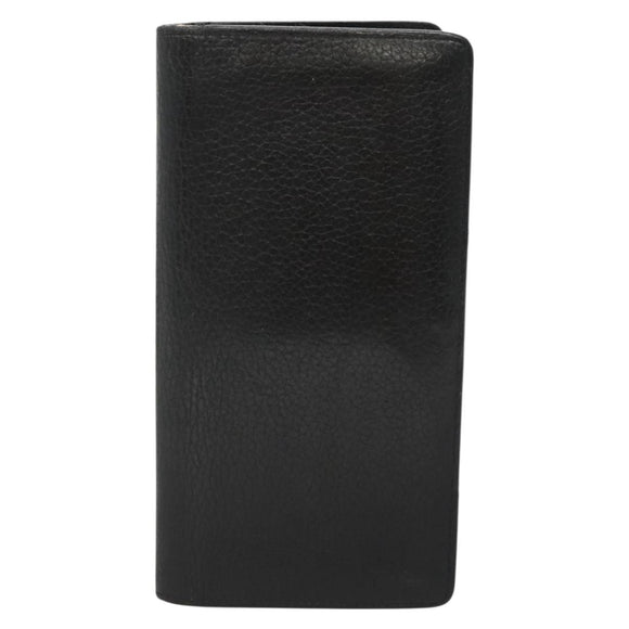 LOUIS VUITTON Portefeuille Brazza Wallet Taurillon Leather M58192 LV Auth 135024