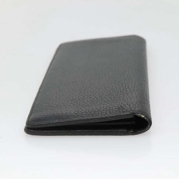 LOUIS VUITTON Portefeuille Brazza Wallet Taurillon Leather M58192 LV Auth 135024