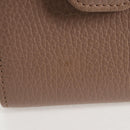 GUCCI Compact Bifold Wallet Leather Gold Pink Beige 523193 1147 Auth 135025AM-2