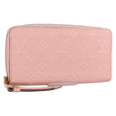 LOUIS VUITTON Empreinte Zippy Wallet Long Wallet Pink M64090 LV Auth 135026M-1