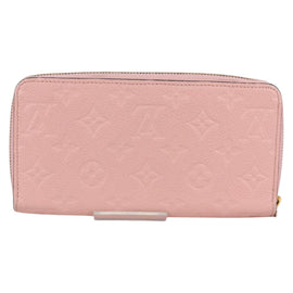 LOUIS VUITTON Empreinte Zippy Wallet Long Wallet Pink M64090 LV Auth 135026AM - 0