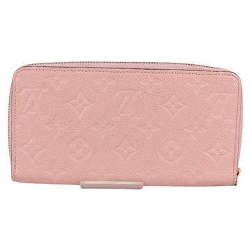 LOUIS VUITTON Empreinte Zippy Wallet Long Wallet Pink M64090 LV Auth 135026AM - 0