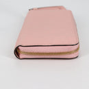LOUIS VUITTON Empreinte Zippy Wallet Long Wallet Pink M64090 LV Auth 135026AM-4