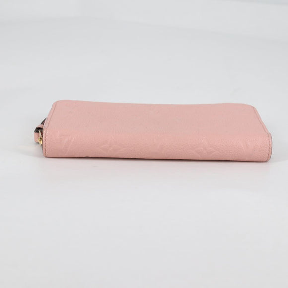 LOUIS VUITTON Empreinte Zippy Wallet Long Wallet Pink M64090 LV Auth 135026M