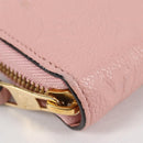 LOUIS VUITTON Empreinte Zippy Wallet Long Wallet Pink M64090 LV Auth 135026M-14