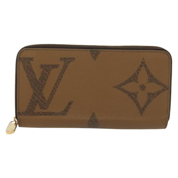 LOUIS VUITTON Monogram Giant Reverse Zippy Wallet Long Wallet M69353 Auth 135027