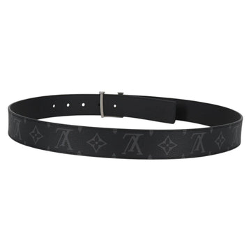 LOUIS VUITTON Eclipse 35 MM Ceinture LV Printed Initials Belt M0450 Auth 135028AM - 0