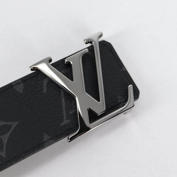 LOUIS VUITTON Eclipse 35 MM Ceinture LV Printed Initials Belt M0450 Auth 135028AM