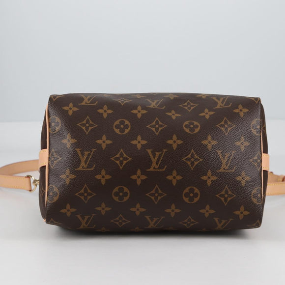LOUIS VUITTON Monogram Speedy Bandouliere 25 Hand Bag 2way M45948 Auth 135029S