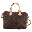 LOUIS VUITTON Monogram Speedy Bandouliere 25 Hand Bag 2way M45948 Auth 135029S-13