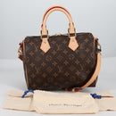 LOUIS VUITTON Monogram Speedy Bandouliere 25 Hand Bag 2way M45948 Auth 135029S-12