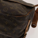 LOUIS VUITTON Monogram Saumur 35 Shoulder Bag M42254 LV Auth 135031-10
