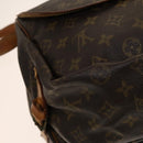 LOUIS VUITTON Monogram Saumur 35 Shoulder Bag M42254 LV Auth 135031-13