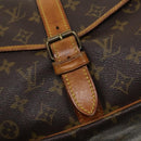 LOUIS VUITTON Monogram Saumur 35 Shoulder Bag M42254 LV Auth 135031-18