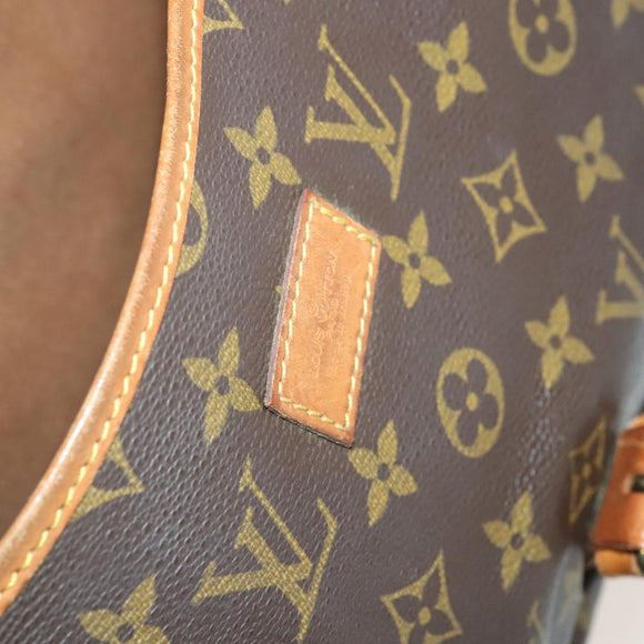 LOUIS VUITTON Monogram Saumur 35 Shoulder Bag M42254 LV Auth 135031