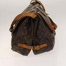 LOUIS VUITTON Monogram Saumur 35 Shoulder Bag M42254 LV Auth 135031-5