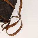LOUIS VUITTON Monogram Saumur 35 Shoulder Bag M42254 LV Auth 135031-7