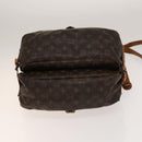 LOUIS VUITTON Monogram Saumur 35 Shoulder Bag M42254 LV Auth 135031-9