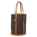 LOUIS VUITTON Monogram Bucket GM Shoulder Bag M42236 LV Auth 135034-1