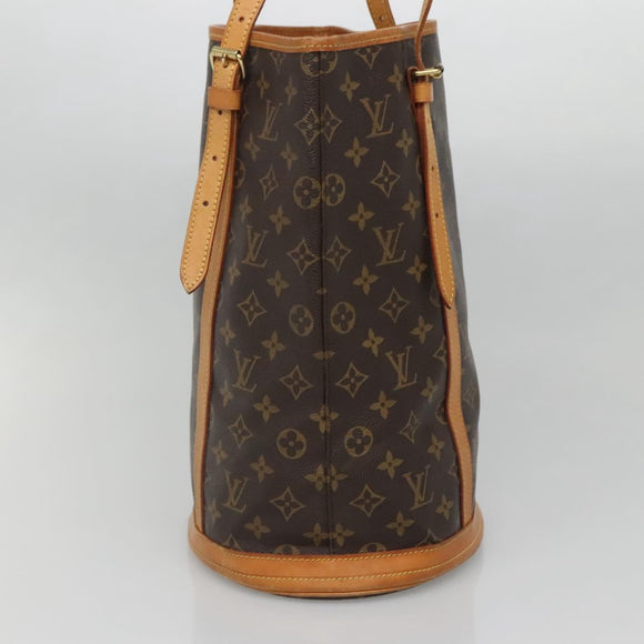 LOUIS VUITTON Monogram Bucket GM Shoulder Bag M42236 LV Auth 135034