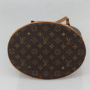 LOUIS VUITTON Monogram Bucket GM Shoulder Bag M42236 LV Auth 135034-5