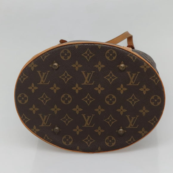LOUIS VUITTON Monogram Bucket GM Shoulder Bag M42236 LV Auth 135034