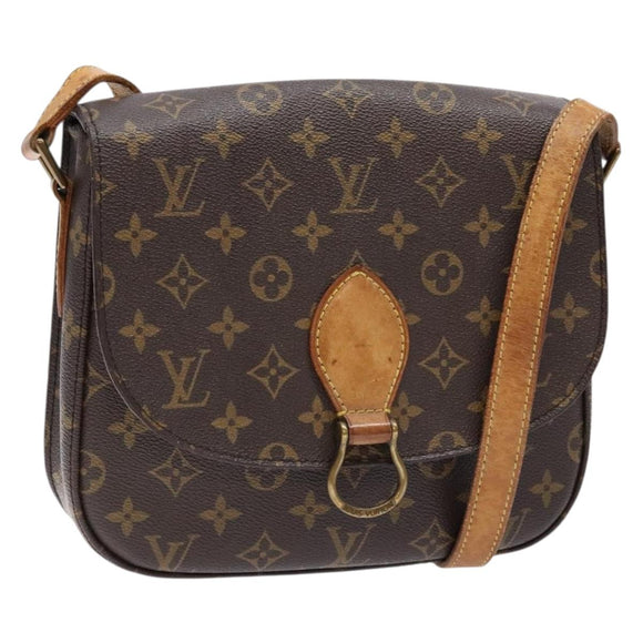 LOUIS VUITTON Monogram Saint Cloud GM Shoulder Bag M51242 LV Auth 135036