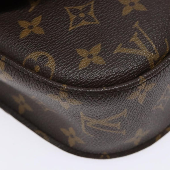 LOUIS VUITTON Monogram Saint Cloud GM Shoulder Bag M51242 LV Auth 135036