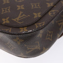 LOUIS VUITTON Monogram Saint Cloud GM Shoulder Bag M51242 LV Auth 135036-8