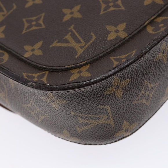 LOUIS VUITTON Monogram Saint Cloud GM Shoulder Bag M51242 LV Auth 135036