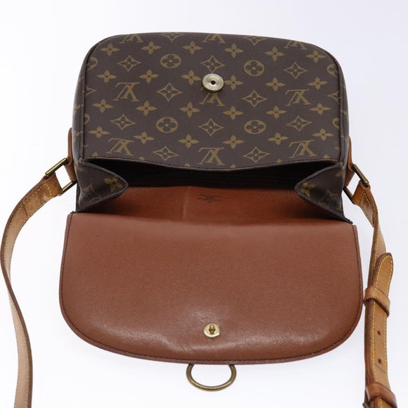 LOUIS VUITTON Monogram Saint Cloud GM Shoulder Bag M51242 LV Auth 135036