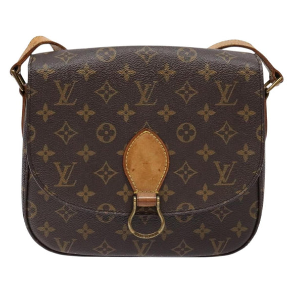 LOUIS VUITTON Monogram Saint Cloud GM Shoulder Bag M51242 LV Auth 135036
