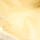 PRADA Tote Bag Canvas Beige Silver Auth 135047-11