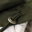 PRADA Backpack Nylon Green Silver Auth 135051-10