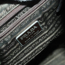 PRADA Backpack Nylon Green Silver Auth 135051-23