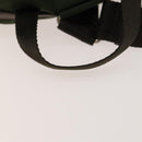 PRADA Backpack Nylon Green Silver Auth 135051-7