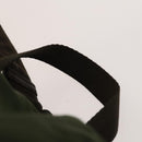 PRADA Backpack Nylon Green Silver Auth 135051-14