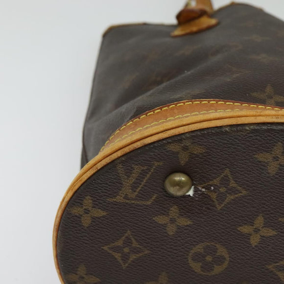 LOUIS VUITTON Monogram Bucket PM Shoulder Bag M42238 LV Auth 135054