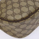 GUCCI GG Supreme Web Sherry Line Shoulder Bag PVC Beige 001 754 6177 Auth 135056-17