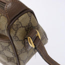 GUCCI GG Supreme Web Sherry Line Shoulder Bag PVC Beige 001 754 6177 Auth 135056-9