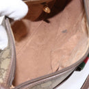 GUCCI GG Supreme Web Sherry Line Shoulder Bag PVC Beige 001 754 6177 Auth 135056-11