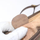 GUCCI GG Supreme Web Sherry Line Shoulder Bag PVC Beige 001 754 6177 Auth 135056-12