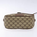 GUCCI GG Supreme Web Sherry Line Shoulder Bag PVC Beige 001 754 6177 Auth 135056-5