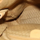 GUCCI Backpack Suede Leather Beige Gold Auth 135058-19