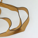 GUCCI Backpack Suede Leather Beige Gold Auth 135058-7