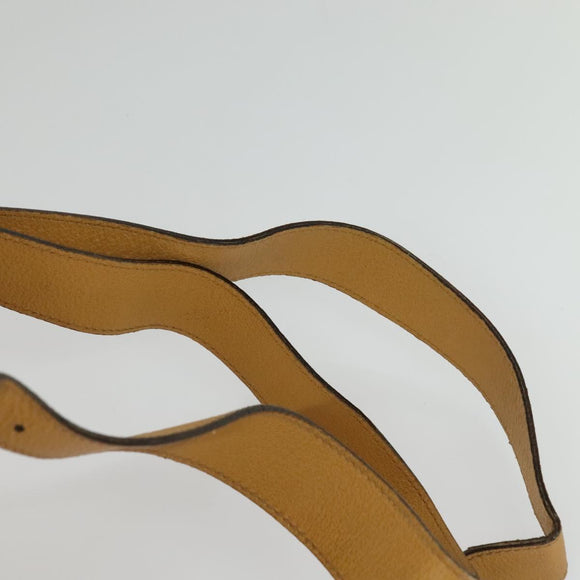 GUCCI Backpack Suede Leather Beige Gold Auth 135058