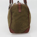 GUCCI Hand Bag Canvas Leather Khaki Brown 30458 Auth 135059-5