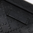 GUCCI Diamante Hand Bag Leather 2way Black Gold 344357 Auth 135065-16